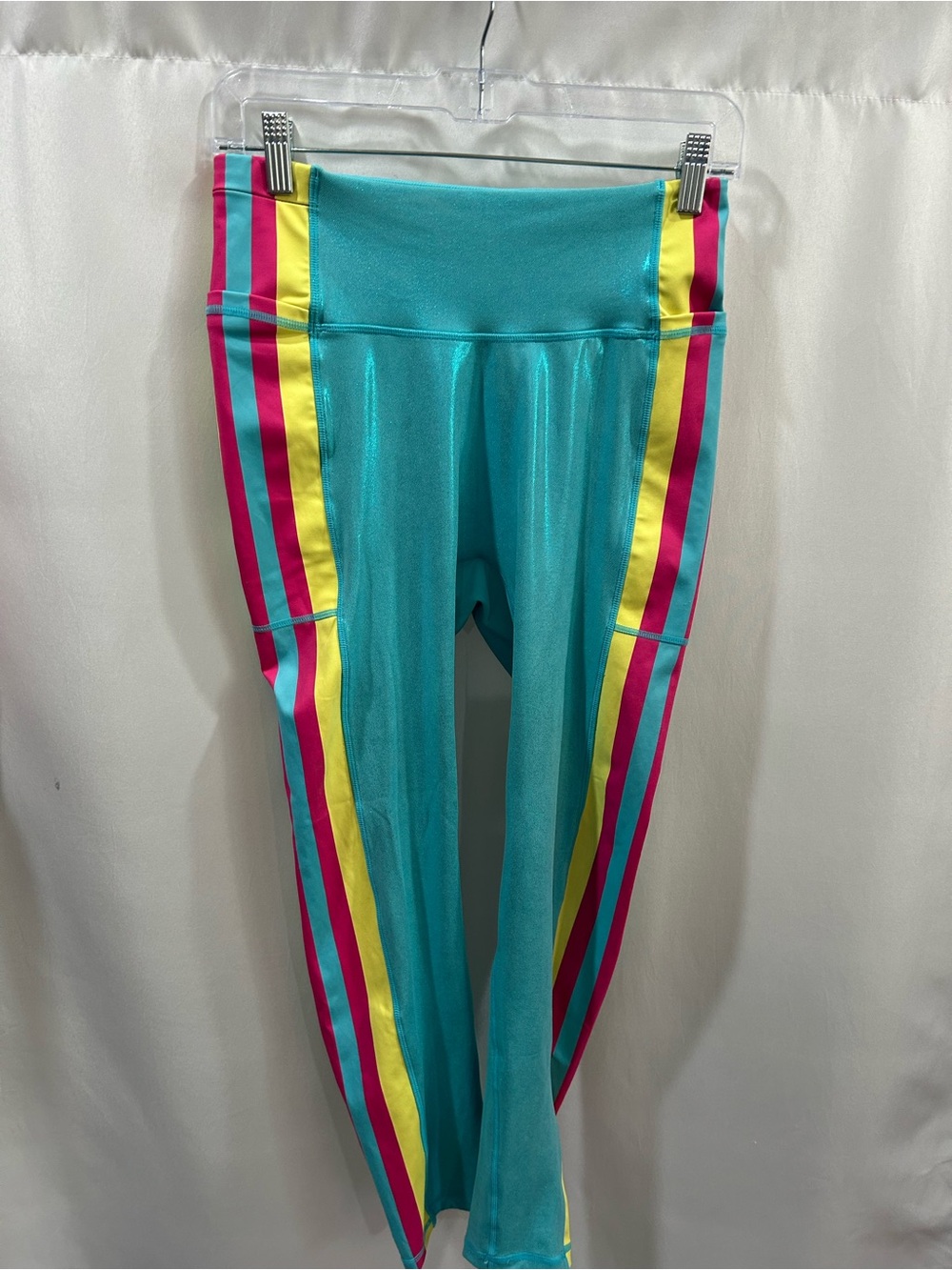 Crowned Athletics Workout Girl leggings Barbie Toy Story Disney Aqua